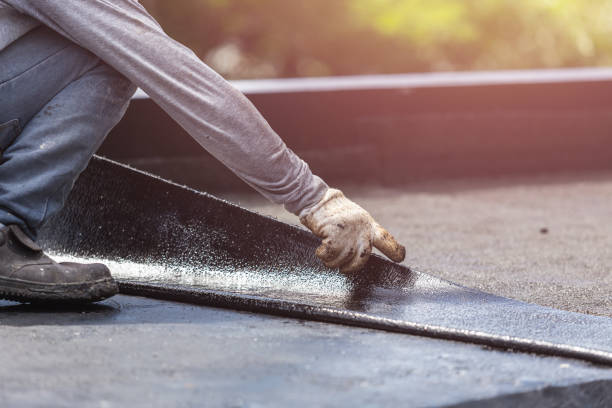 Professional Waterproofing technician working in South Rockwood, MI